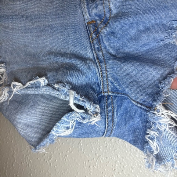 Levi’s 501 High Rise Distress Shorts - Picture 3 of 11
